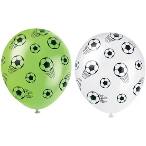 3D Football Latex Balloons 5ct 12in