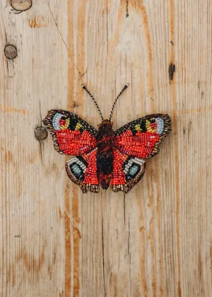 Anglais Peacock Butterfly Brooch