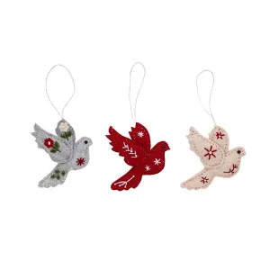 Bird Fabric Hanger - Assorted