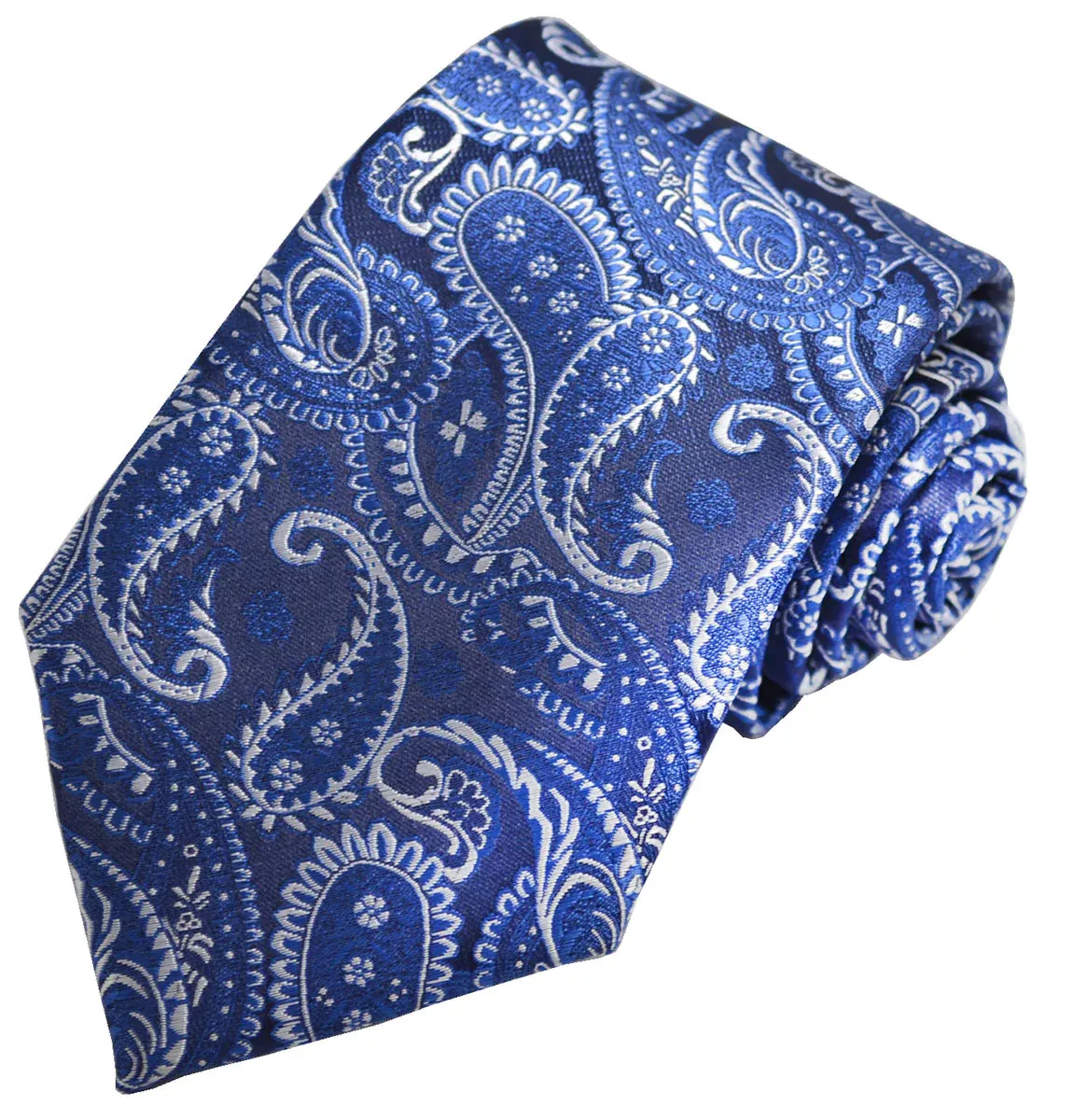 Blue Fashionable Paisley Tie