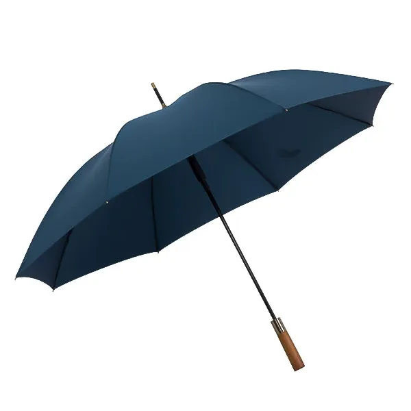 Blue Strong Wooden Umbrella