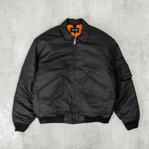 Carhartt WIP Olten Bomber - Black / Tumeric