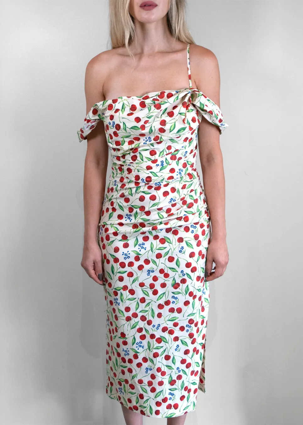 Carolina Herrera Printed Midi Length Dress