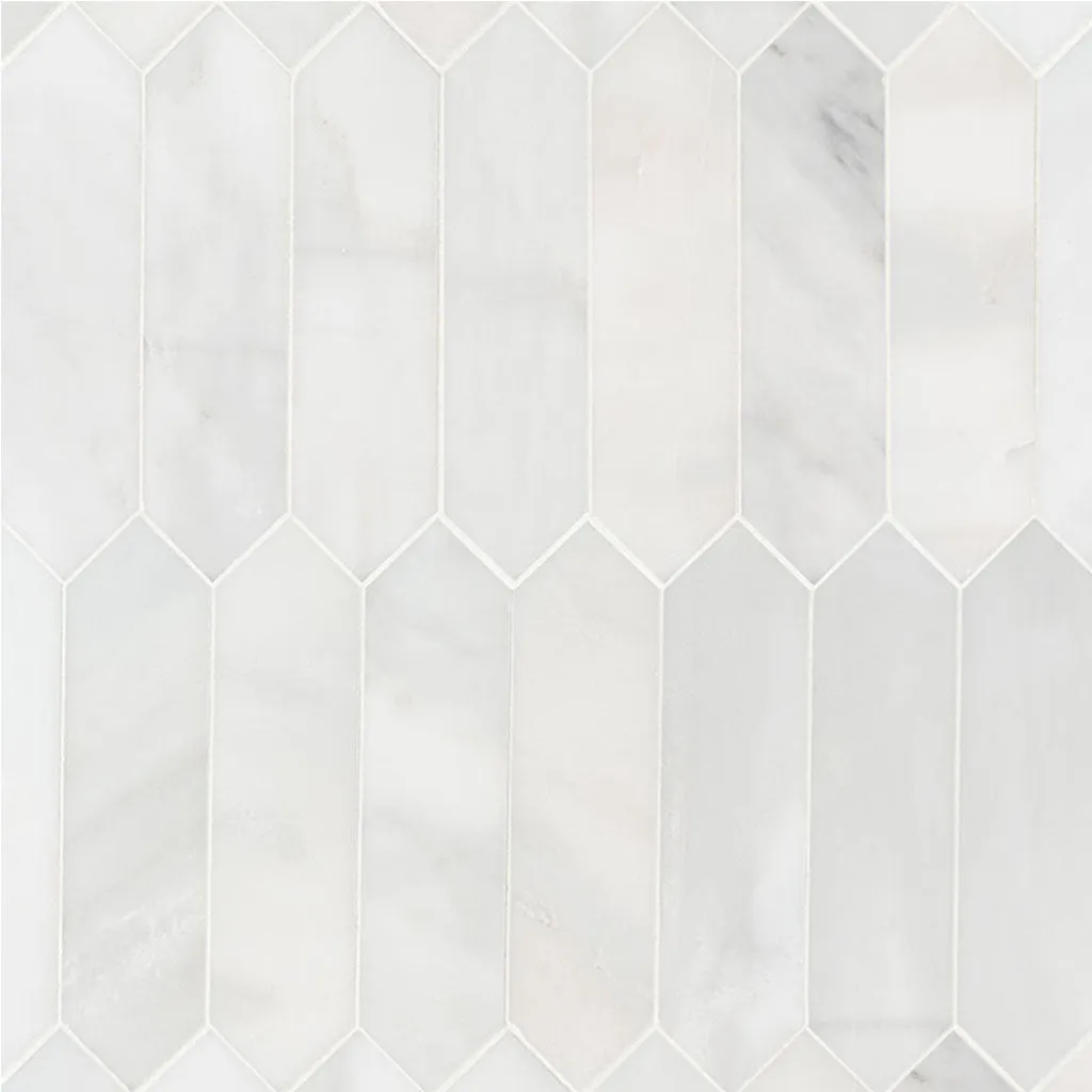 Carrara Marble Picket - Stone Tile