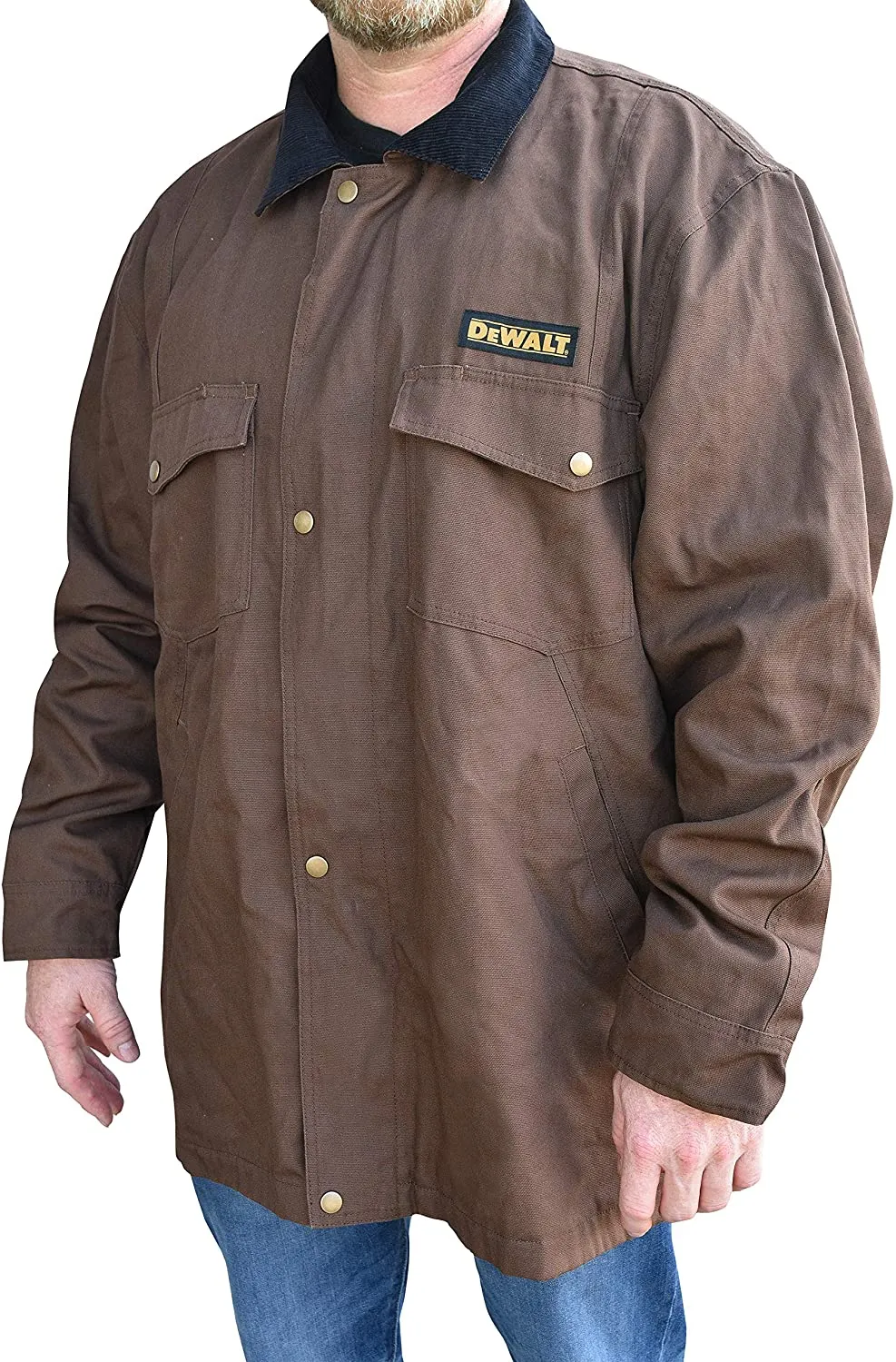 DeWalt DCHJ083TD1 Unisex Heated Barn Coat Kit - Tobacco