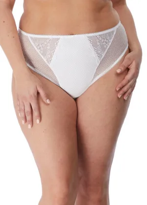 Elomi Charley High Leg Brief, White