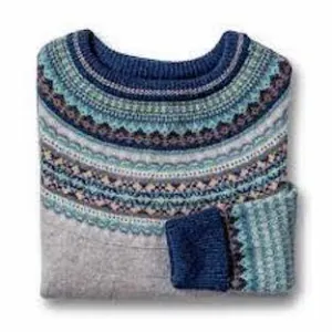 Eribé Alpine Short Sweater in Arctic and Enchanted