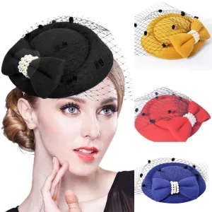 Fascinators Headband Tea Party Flower Derby Hat for Women