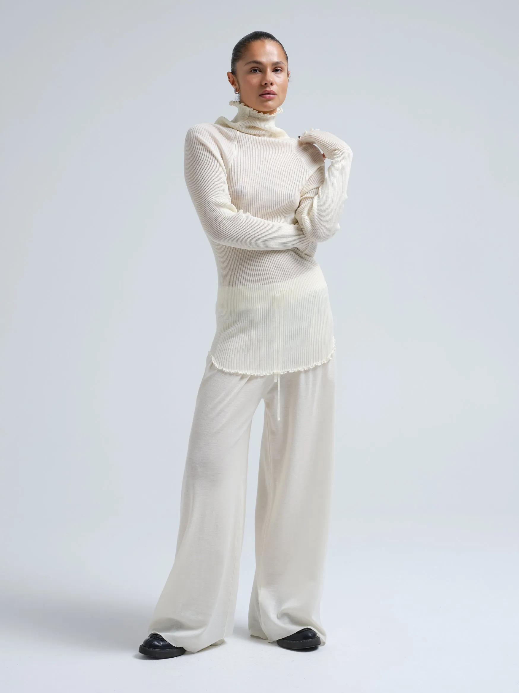 Fiori | Merino wool - Off-White