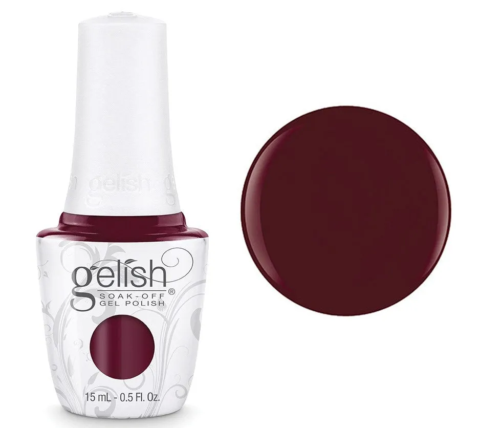 Gelish Professional Gel Polish A Touch Of Sass - Dark Red Creme - 15ML