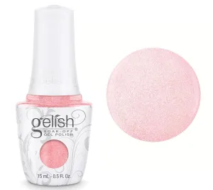 Gelish Professional Gel Polish Ambience - Sheer Pink W. Silver Frost - 15ML