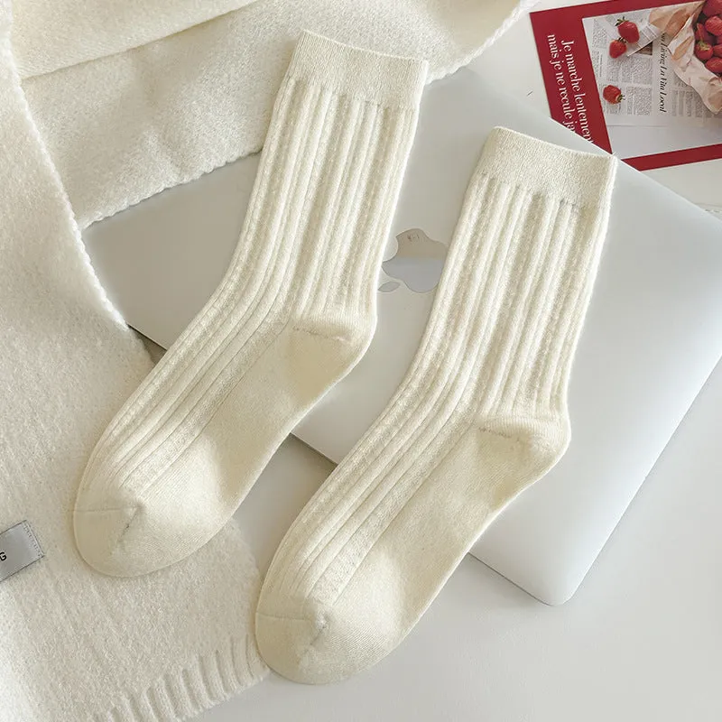 Gohobi Japanese Striped Medium Tube Socks