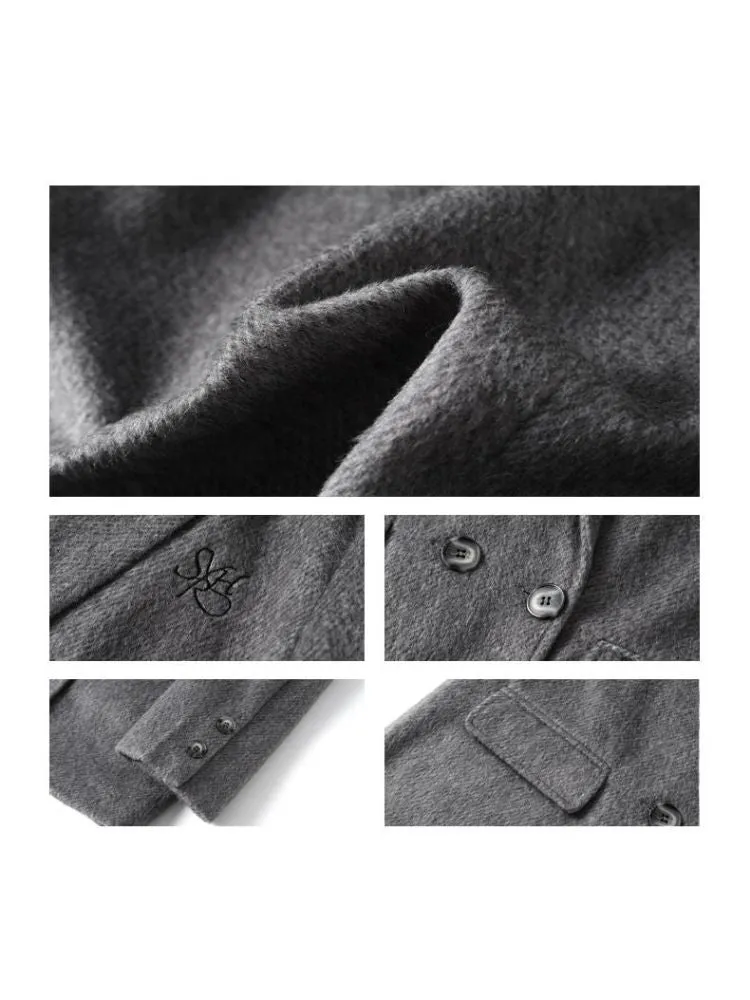 Gray college coat【s0000004050】