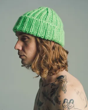 Green Cashmere Tobit Beanie