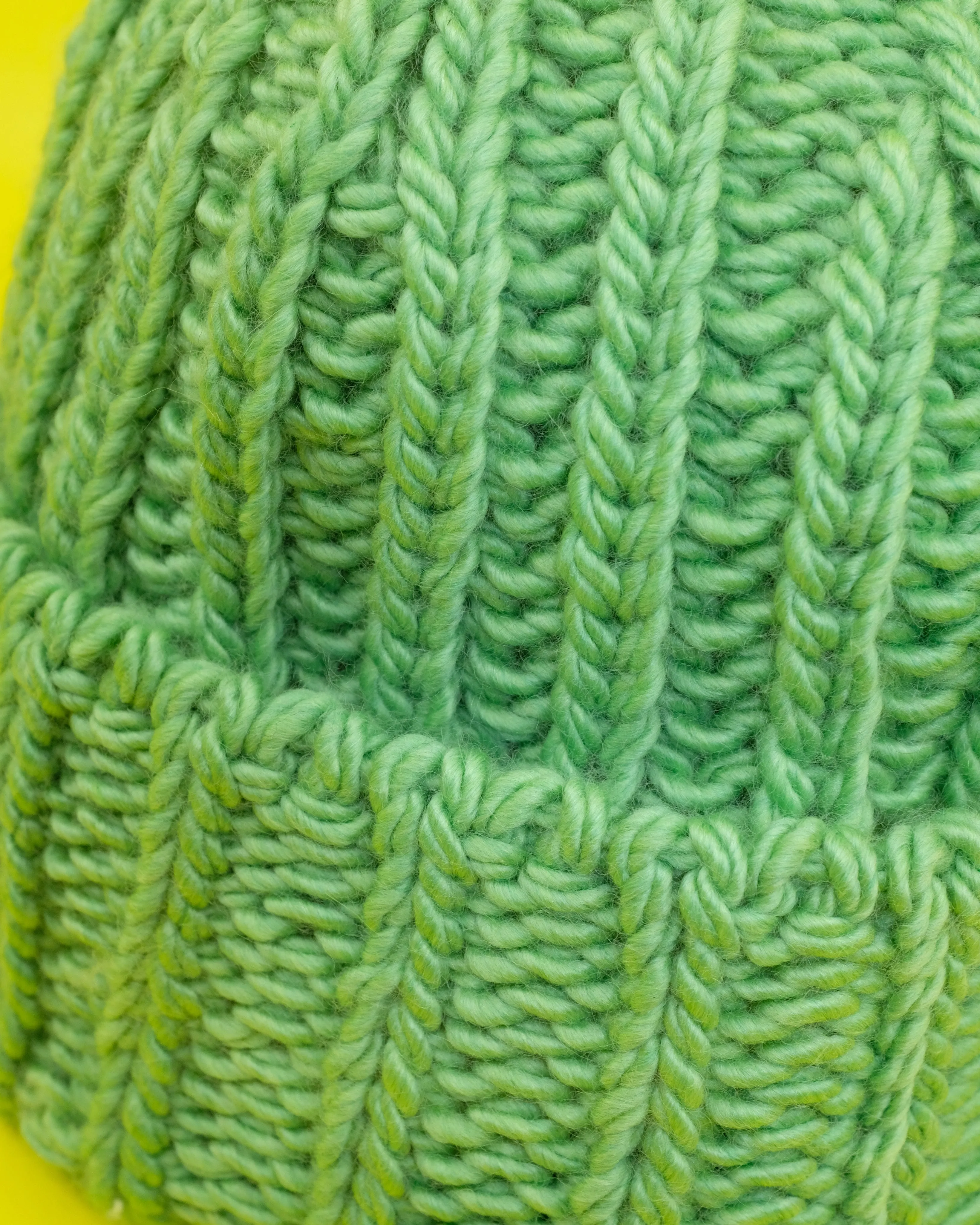 Green Cashmere Tobit Beanie