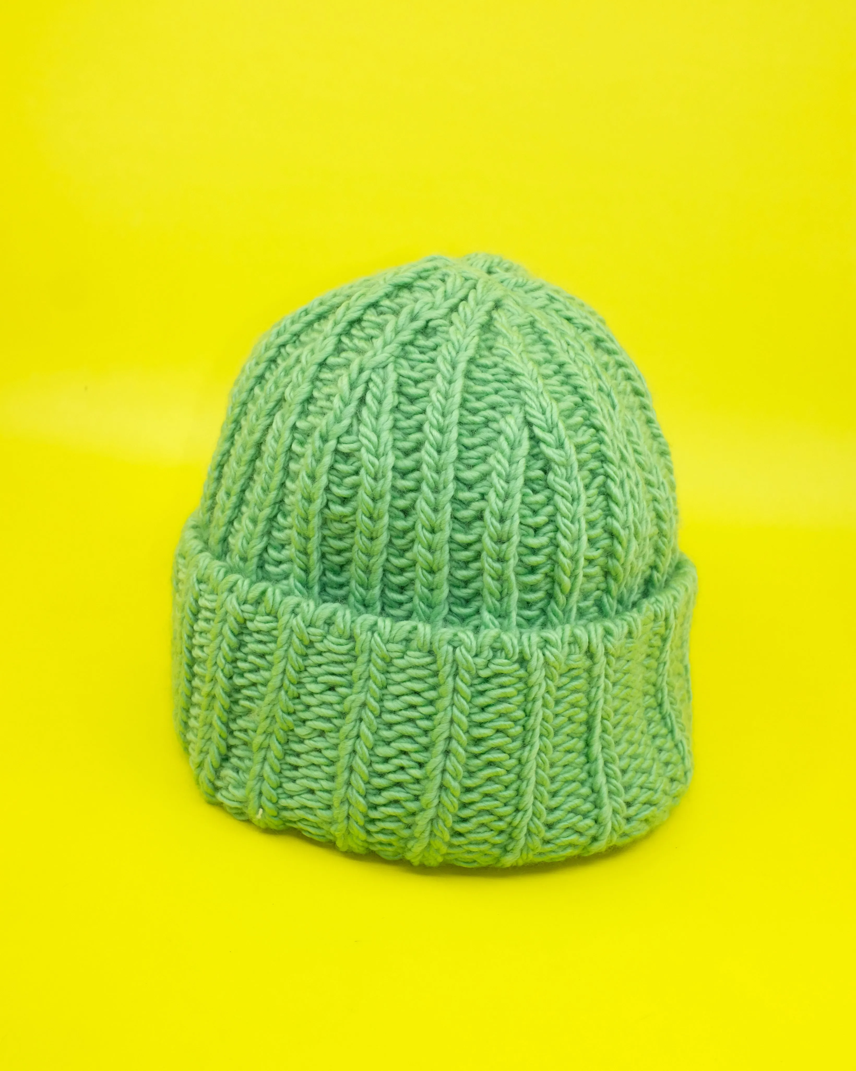 Green Cashmere Tobit Beanie