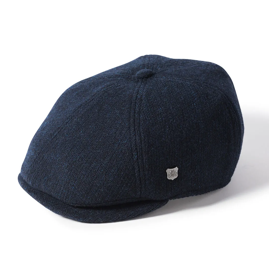 Hudson Wool Baker Boy Cap - Blue by Failsworth