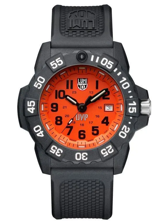 Luminox SCOTT CASSELL UVP SET Black/Orange Mens Watch 3509.SC.SET