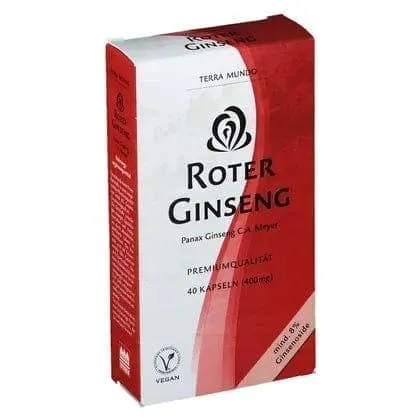 RED GINSENG 400 mg 8% by Terra Mundo Capsules