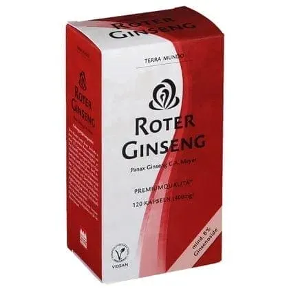 RED GINSENG 400 mg 8% by Terra Mundo Capsules