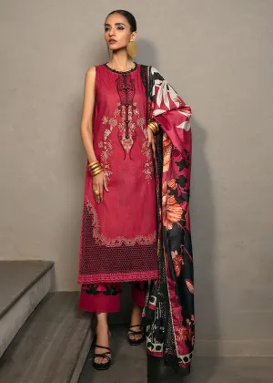 Red Luxury Lawn Suit | Rang Rasiya | Florence Lawn '23 | FREESIA - D2