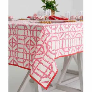 Rose Bamboo Tablecloth 60"x120"