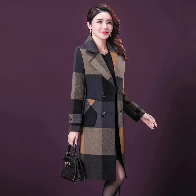 Slim Mid Length winter Coat