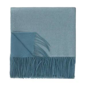 Sontra Cashmere Blanket [Green grey/Light grey green]