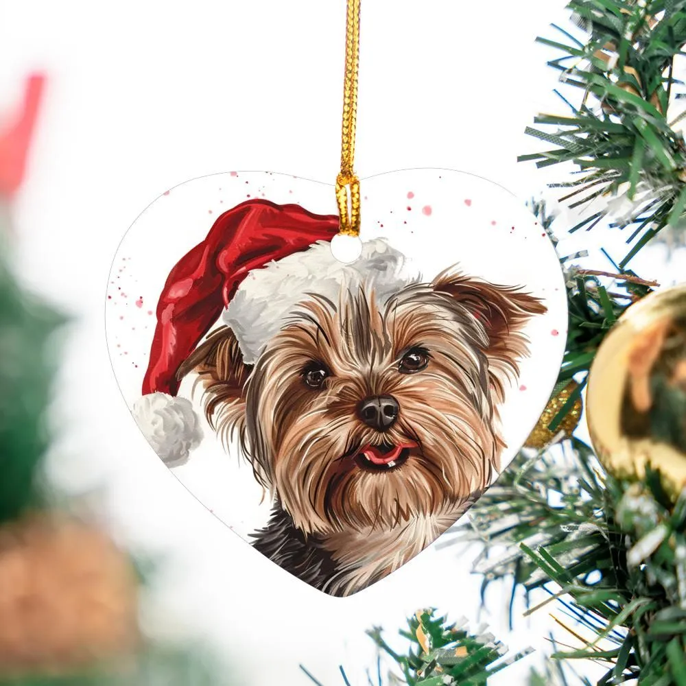 Yorkshire-Terrier-1 Christmas Ornament