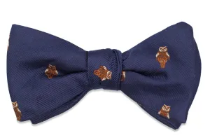 You're a Hoot - Owl Bow Tie - Navy