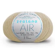 Zealana Air LACE weight - 2ply Cashmere/Possum Fur/Silk