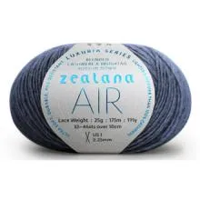 Zealana Air LACE weight - 2ply Cashmere/Possum Fur/Silk