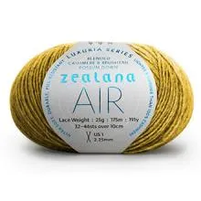 Zealana Air LACE weight - 2ply Cashmere/Possum Fur/Silk