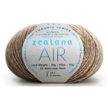 Zealana Air LACE weight - 2ply Cashmere/Possum Fur/Silk