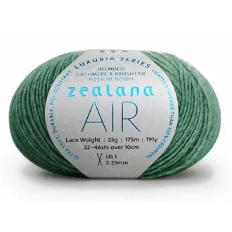 Zealana Air LACE weight - 2ply Cashmere/Possum Fur/Silk