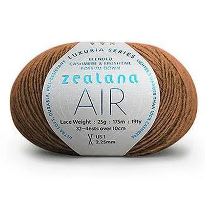 Zealana Air LACE weight - 2ply Cashmere/Possum Fur/Silk