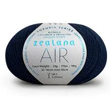 Zealana Air LACE weight - 2ply Cashmere/Possum Fur/Silk