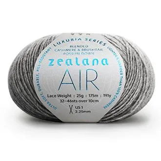 Zealana Air LACE weight - 2ply Cashmere/Possum Fur/Silk